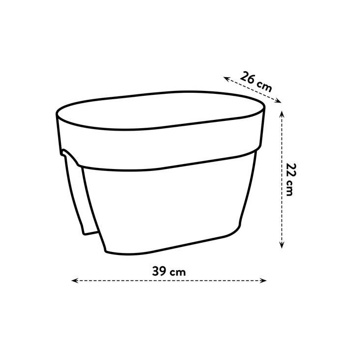 vibia campana flower bridge 40cm poederroze